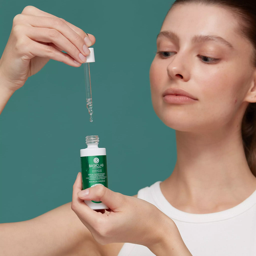 BasicLab Serum Reducing Imperfections with Niacinamide 5% Reduction and Narrowing for Day and Night 30ml