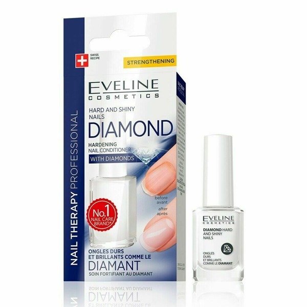 Eveline Nail Therapy Diamond Odżywka Utwardzająca Paznokcie z Diamentami 12ml