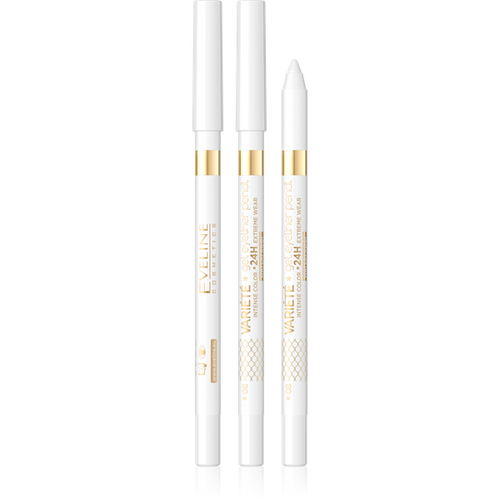 Eveline Variete Waterproof Gel Eyeliner Pencil No 08 White 1 Piece