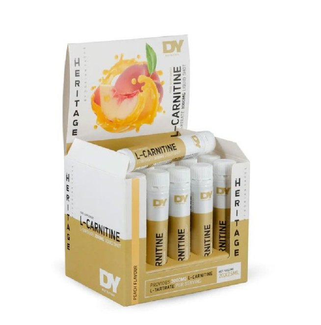 Dorian Yates L-Carnitine Liquid Shot Peach Fat Burner 20 x 25ml