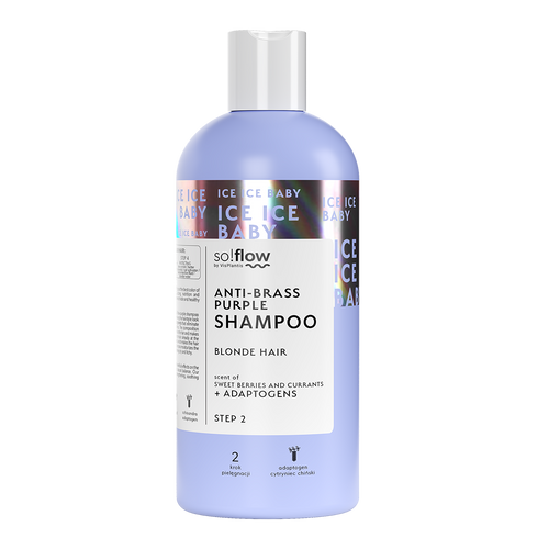 So!Flow Fioletowy Szampon Ochładzający Żółte Tony do Włosów Blond 300ml