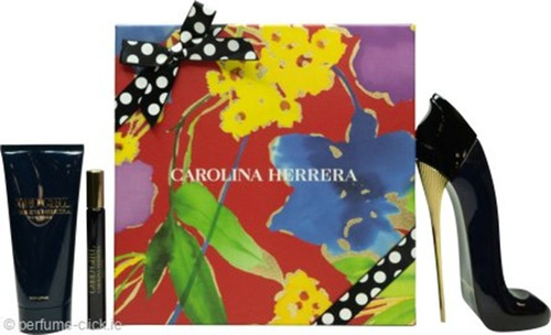 Carolina Herrera Good Girl Woda Perfumowana 80ml EDP + Balsam do Ciała 100ml + Woda Perfumowana 10ml EDP Zestaw dla Kobiet 1 Sztuka