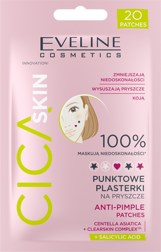 Eveline Cica Skin Anti-Pimple Punktowe Plasterki na Pryszcze 1 szt.