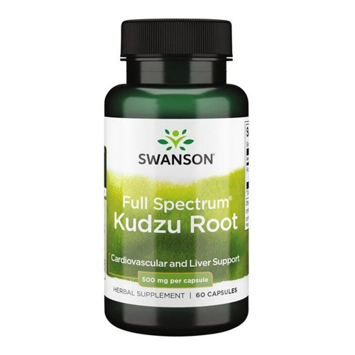 Swanson Kudzu Root 500mg Support for Changing Habits 60 Capsules