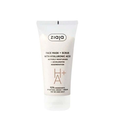 Ziaja Maseczka i Peeling do Twarzy z Kwasem Hialuronowym 55ml