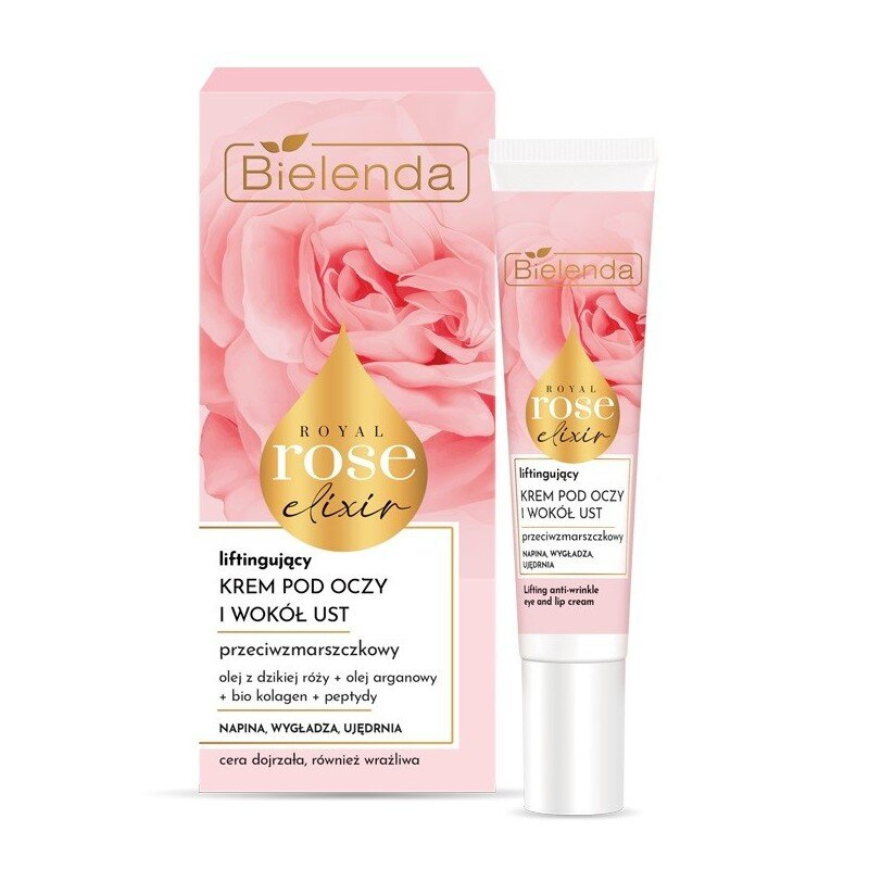 Bielenda Royal Rose Elixir Przeciwzmarszczkowy Krem pod Oczy i Usta 15ml