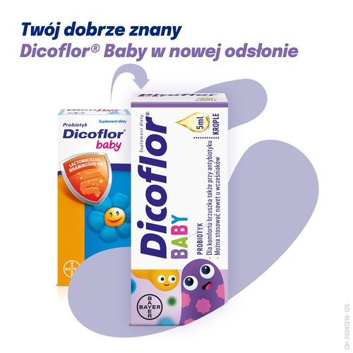 Dicoflor Baby Krople na Mikroflorę Jelitową dla Dzieci 5ml