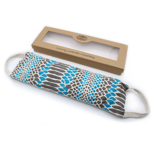 Luxury Lavender Wheat Bag in Gift Box - Butterfly & Roses