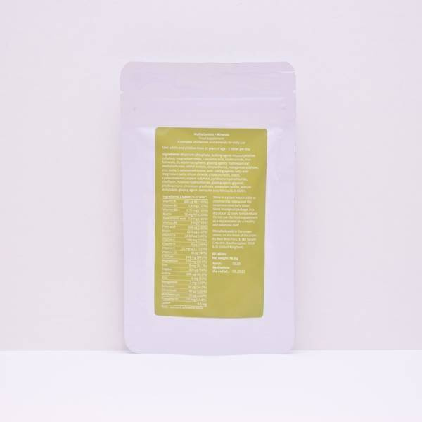 Aloe Vera Pro Multivitamins and Minerals for Immune Support Premium 60 Tablets