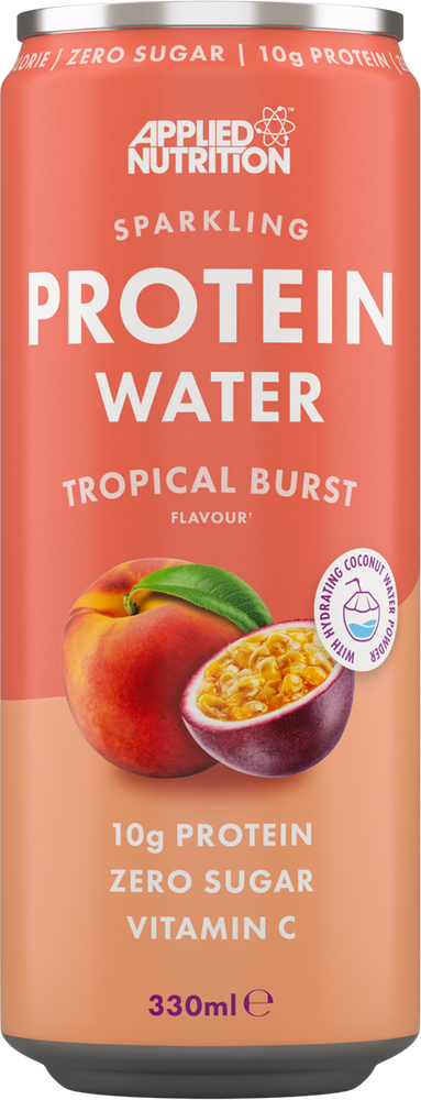 Applied Nutrition Sparkling Protein Water Tropical Burst a Sparkling Protein Drink 12 x 330ml