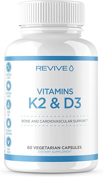 Revive Vitamins K2 + D3 - 60 vcaps 