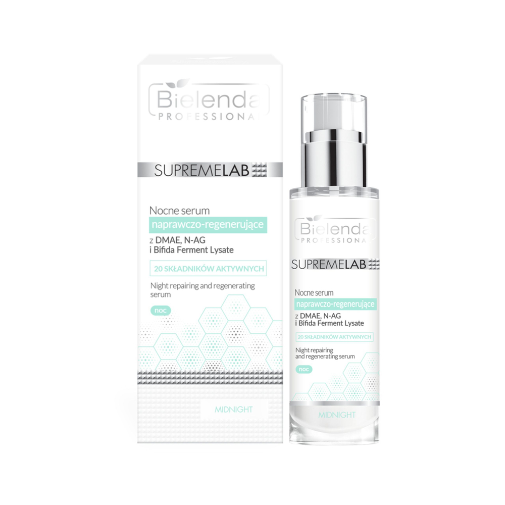 Bielenda Professional Supremelab Night Repairing and Regenerating Serum with DMAE 30ml