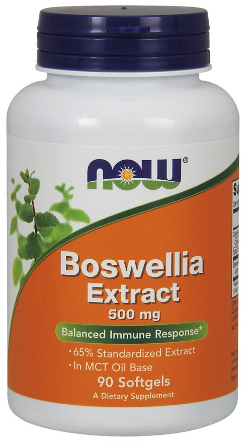 NOW Foods Boswellia Extract 500mg To Support a Balanced Immune Response 90 Softgels