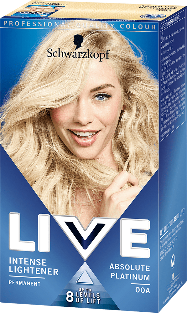 Schwarzkopf Live Farba do Włosów Absolute Platinum 00A