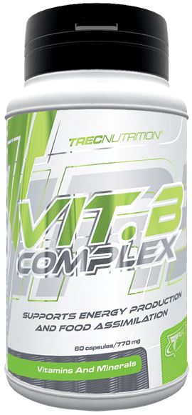Trec Nutrition Vitamin B Complex 60 kaps. - Wsparcie Metabolizmu i Układu Nerwowego