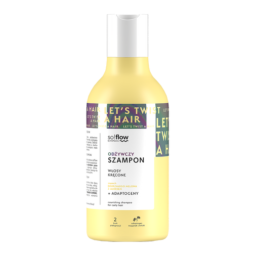 So!Flow Nourishing Shampoo for Curly Hair with Melon and Aloe Scent 400ml