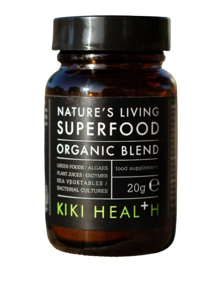 KIKI Health Nature's Living Superfood Zielony Proszek Odkwaszający Na Wsparcie Trawienia 20g