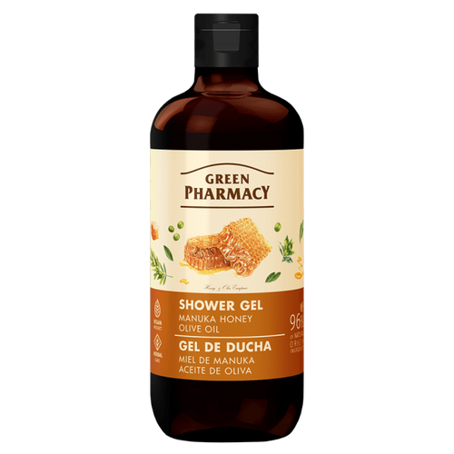 Green Pharmacy Shower Gel Manuka Honey and Olive Oil 500ml