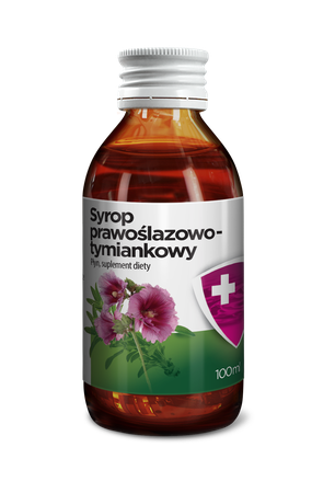 Aflofarm Syrop Prawoślazowo-Tymiankowy na Gardło i Struny Głosowe 100ml