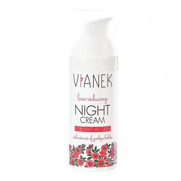 Vianek Anti-wrinkle Night Face Cream for Mature Skin 50ml