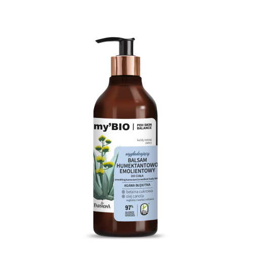 Farmona my'BIO Łagodząco-Wygładzający Balsam Humektantowo-Emolientowy do Ciała 400ml