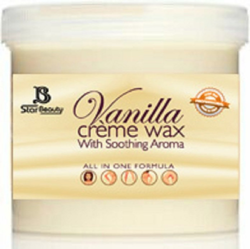 Star Beauty Professional Vanilla Kremowy Wosk do Depilacji o Kojącym Aromacie Waniliowym 450ml