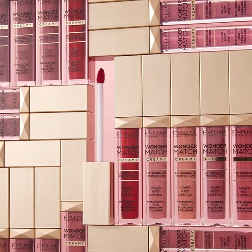 Eveline Wonder Match Matte Hydrating Liquid Lipstick 04 Caramel 6.8ml