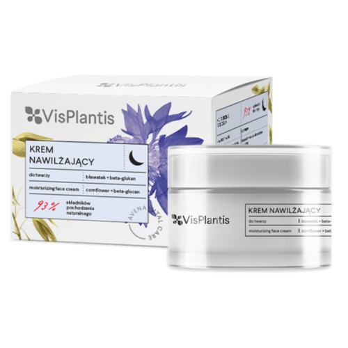 Vis Plantis Avena Vital Care Krem Wyciszający na Noc Owies + Bławatek 50ml