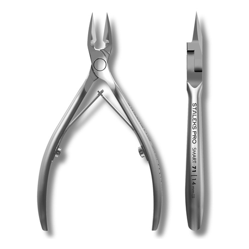 Staleks Pro Smart 71 Ingrown Nail Nippers Professional Pedicure Tool 14 mm Cutting Length 114 mm
