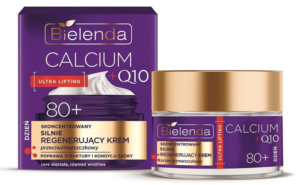 Bielenda Calcium + Q10 Regenerating Anti-Wrinkle Day Cream 80+ 50ml