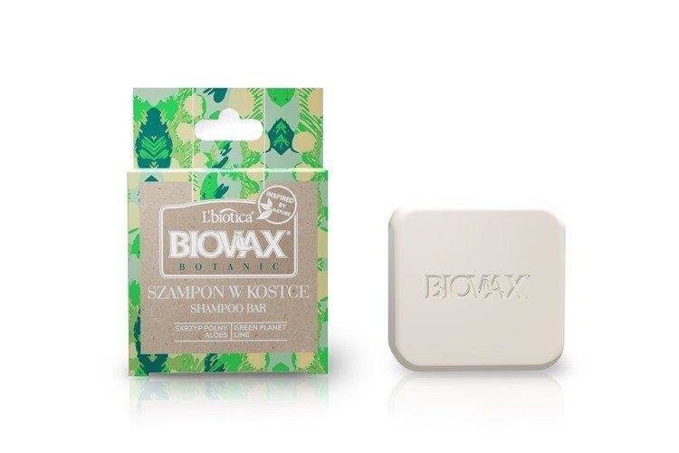Biovax Botanic Szampon W Kostce Aloes Skrzyp Polny Włosy Cienkie 82g