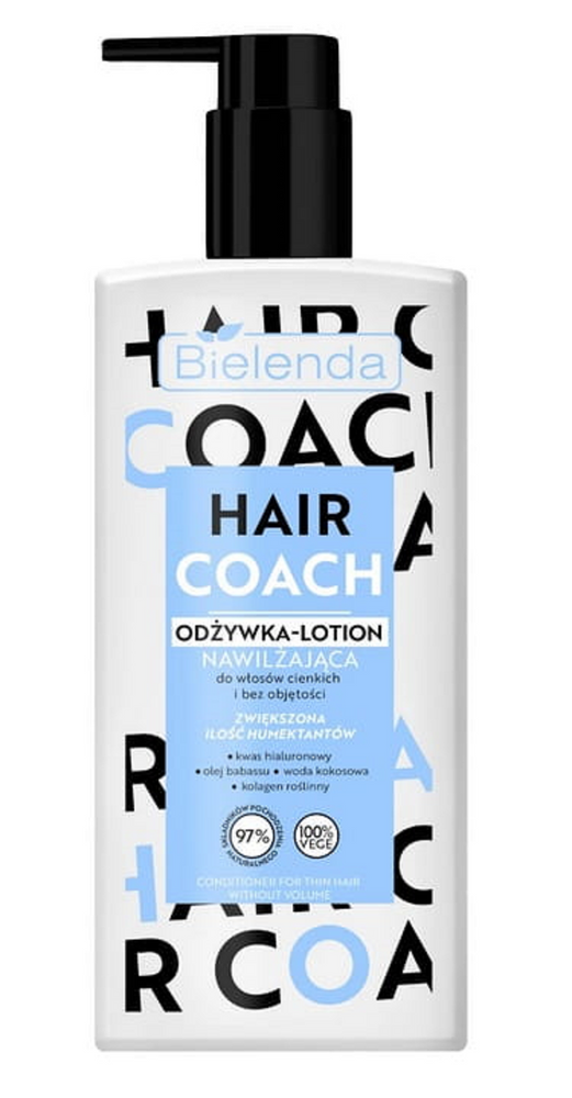 Bielenda Hair Coach Moisturizing Conditioner-Lotion for Thin and Volumeless Hair 280ml