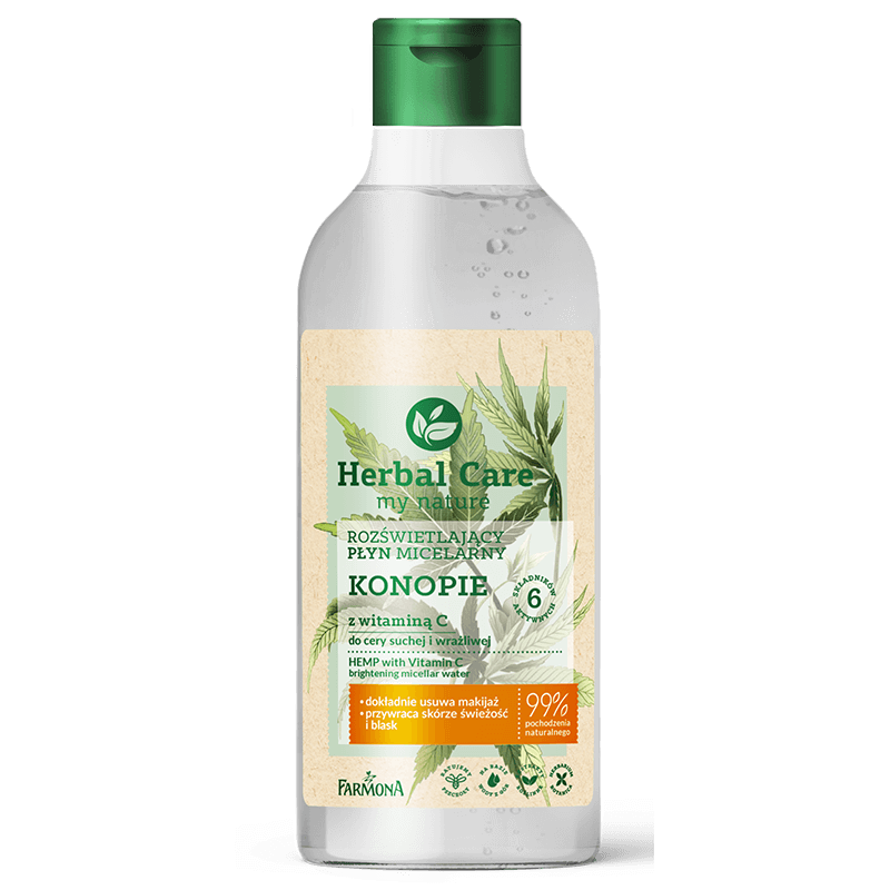 Herbal Care Illuminating Hepm Micellar Liquid with Vitamin C for Very Dry and Sensitive Skin 400ml