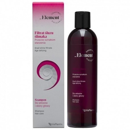 Vis Plantis Element Snail Slime Filtrate Anti-Aging Shampoo for Hair and Scalp 300ml