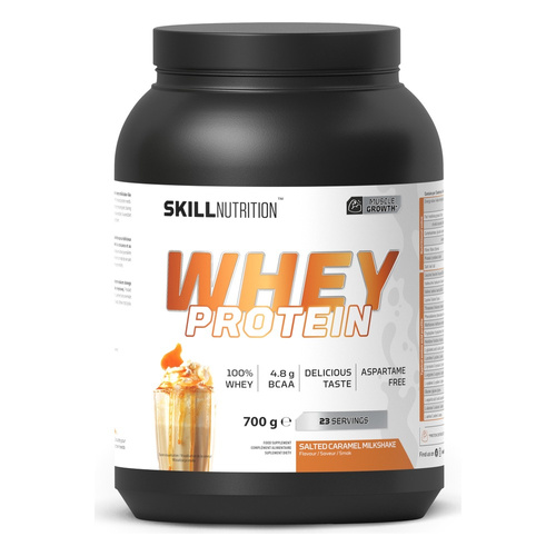 Skill Nutrition Whey Protein Powder, Salted Caramel Milkshake - 700g
