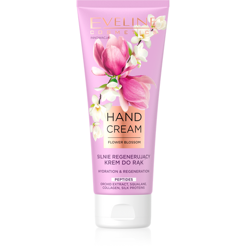Eveline Flower Blossom Silnie Nawilżający i Regenerujący Krem do Rąk 75ml