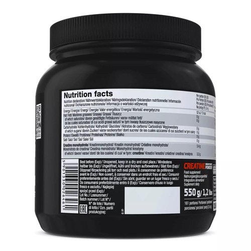 Olimp Creatine Monohydrate Powder for Strength and Endurance 550g