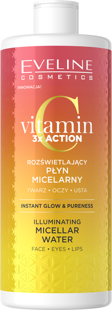 Eveline Witamina C 3x Action Rozświetlający Płyn Micelarny 500ml