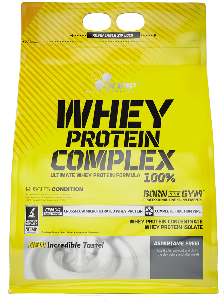 Olimp Nutrition Whey Protein Complex 100% Strawberry Protein Supplement for Athletes 2270g