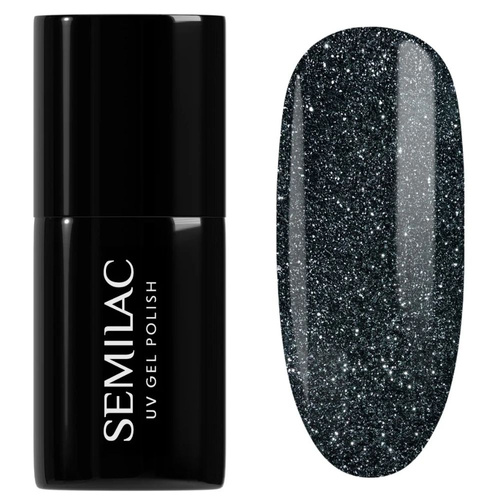 Semilac Black & White Lakier Hybrydowy 096 Starling Night 7ml
