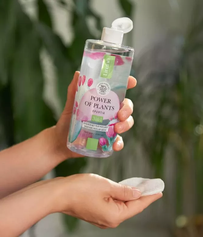 Lirene Power Of Plantis Wygładzający Płyn Micelarny 3w1 Opuncja 400ml