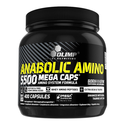 Anabolic Amino 5500, Mega Caps - 400 caps