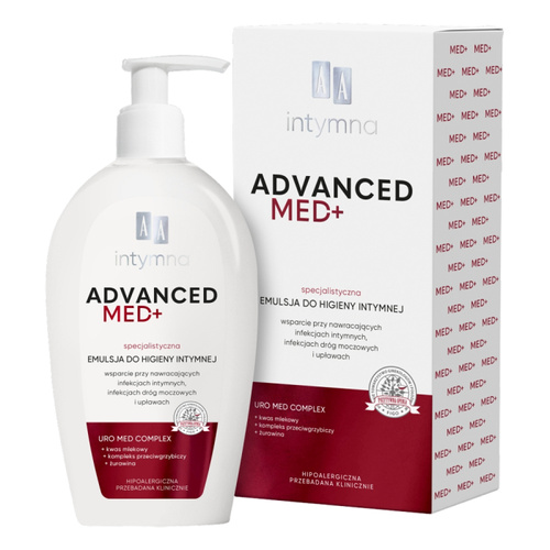 AA Intymna Med Advanced pH 3,5  Specjalistyczna Emulsja do Higieny Intymnej 300ml