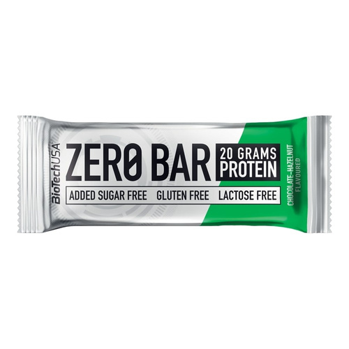 BioTechUSA Zero Bar Baton proteinowy, Czekolada-Orzech Laskowy 20 x 50g