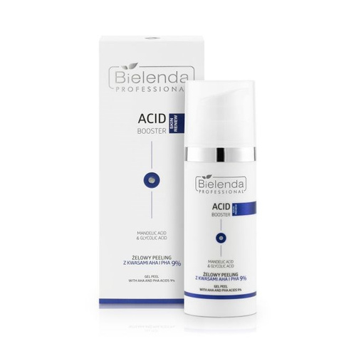 Bielenda Professional Acid Booster Gel Peeling with AHA and PHA Acids 9% for Oily and Combination Skin 50ml