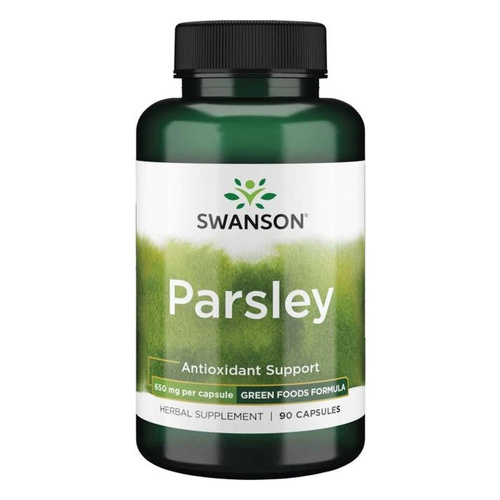 Swanson Parsley 650mg to Support Your Diet in Capsules 90 Capsules