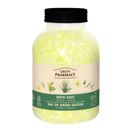 Green Pharmacy Relaxing Bath Salt Vetiver and Vanilla 1000g