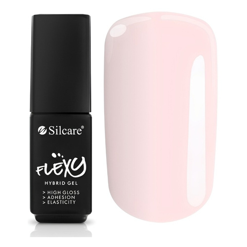 Silcare Flexy lakier hybrydowy UV/LED 177 Frosted Pink 4.5g