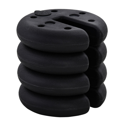 Outsunny Pop up Canopy Weight Set of 4, Heavy Duty Sand Fillable Tent Leg Weights for Marquee Party Tent Canopy, Total 20kg