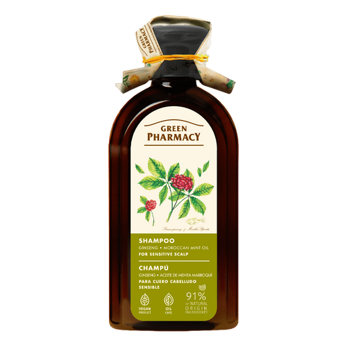 Green Pharmacy Shampoo for Oily Scalp and Dry Ends with Ginseng 350ml